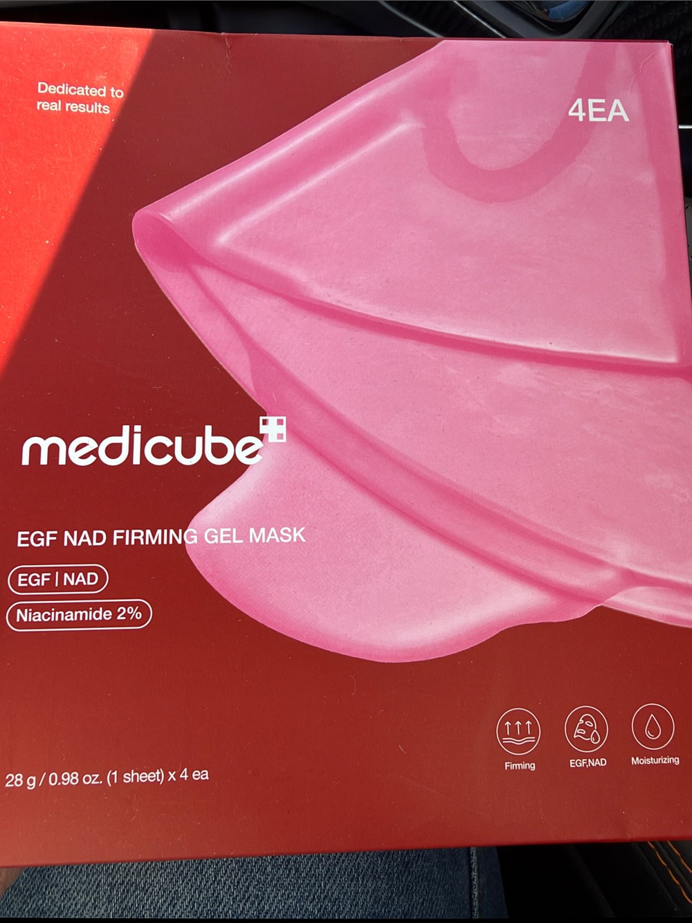 Medicube EGF NAD Firming Gel Mask (4 Pack)